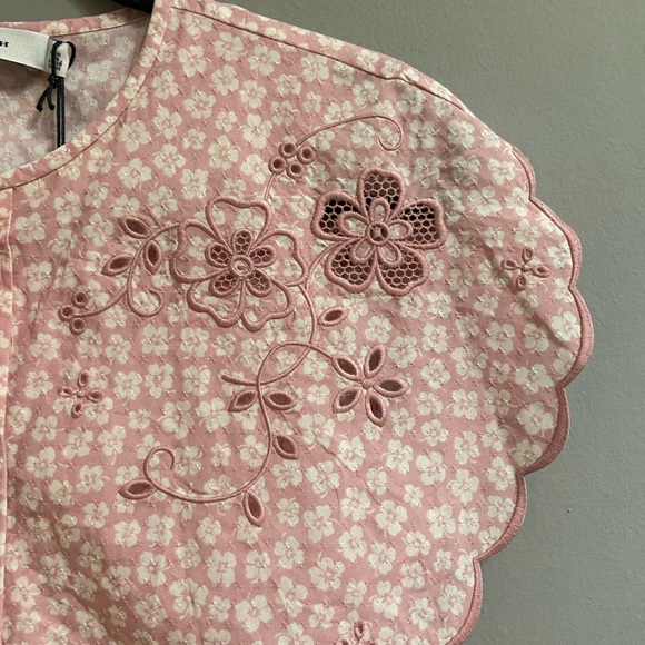 Coach Printed Short Broderie Anglaise Dress, Size 2 - Picture 6 of 13